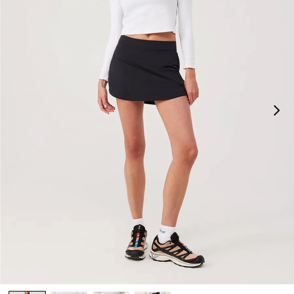 Outdoor Voices Black Exercise Skort